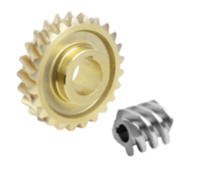 Worm gears, right-hand center distance 63 mm