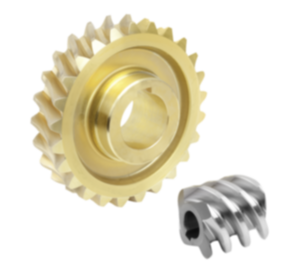 Worm gears, right-hand center distance 65 mm
