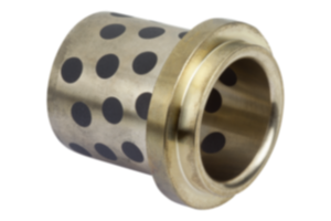 Guide bushings DIN 9834 / ISO 9448, bronze, maintenance-free with collar