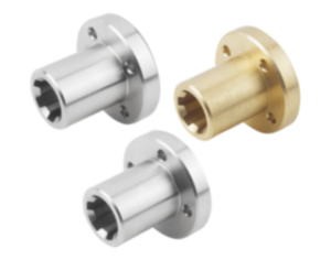 Splined hubs with flange similar to DIN ISO 14 Splined hubs with flange similar to DIN ISO 14