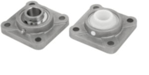 Pillow block bearing, flange type, stainless steel housing Pillow block bearing, flange type, stainless steel housing