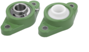 Pillow block bearing, flange type 2-hole, plastic housing Pillow block bearing, flange type 2-hole, plastic housing