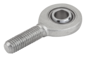 Rod ends with plain bearing, external thread, narrow head, DIN ISO 12240-1 maintenance-free Rod ends with plain bearing, external thread, narrow head, DIN ISO 12240-1 maintenance-free