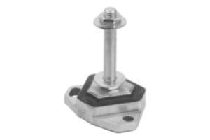 Pies de máquina de aluminio con amortiguador de vibraciones atornillables Pies de máquina de aluminio con amortiguador de vibraciones atornillables