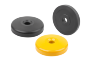 Discos planos de acero para pies regulables Discos planos de acero para pies regulables