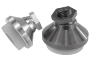 Bases articuladas con amortiguador de vibraciones Bases articuladas con amortiguador de vibraciones