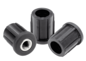 Tube inserts round with tapped bushing Tube inserts round with tapped bushing