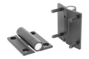 Hinges aluminum, with adjustable friction Hinges aluminum, with adjustable friction