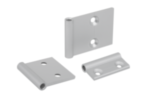Hinge halves aluminum, in-frame Hinge halves aluminum, in-frame