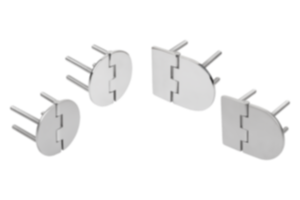 Bisagras de acero inoxidable con tornillo de fijación Bisagras de acero inoxidable con tornillo de fijación