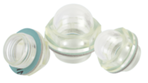 Mirillas de nivel de aceite curvas Mirillas de nivel de aceite curvas