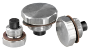 Screw plugs aluminum with magnet Screw plugs aluminum with magnet