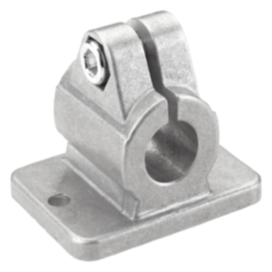 Tube clamps flange aluminum, inch