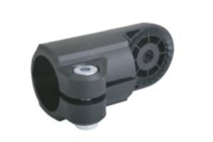 Tube clamps swivel half raised teeth, plastic Tube clamps swivel half raised teeth, plastic