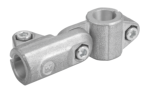 Tube clamps swivel aluminum - inch Tube clamps swivel aluminum - inch