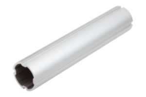 Round tube aluminum with slot Round tube aluminum with slot