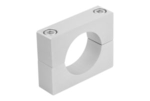 Flange clamps, aluminum, for linear actuators Flange clamps, aluminum, for linear actuators