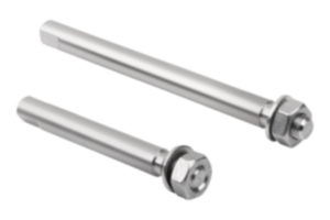 Pernos de acero inoxidable para abrazaderas dobles plástico Pernos de acero inoxidable para abrazaderas dobles plástico
