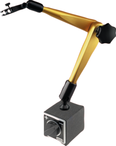 Gauge holders articulated arm with central hydraulic lock Gauge holders articulated arm with central hydraulic lock