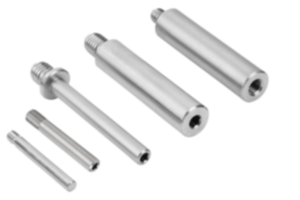 Columns, stainless steel for spring fingers Columns, stainless steel for spring fingers