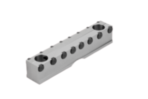 Jaw plates with pins for center jaw Jaw plates with pins for center jaw