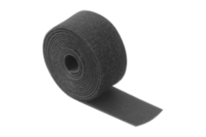 Hook and loop fastener on a roll self-extinguishing Hook and loop fastener on a roll self-extinguishing