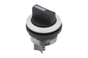 Selector switch, snap-type installation version Ø 22.3 mm tab pluc connector, compact Selector switch, snap-type installation version Ø 22.3 mm tab pluc connector, compact