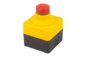 Emergency stop button in Ø 22.3 mm housing with contact blocks, cable gland M20 Emergency stop button in Ø 22.3 mm housing with contact blocks, cable gland M20