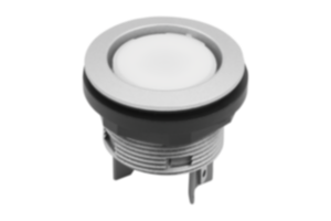 Indicadores luminosos LED versión integrada Ø 22,3 mm con conexión de conector plano, compactos Indicadores luminosos LED versión integrada Ø 22,3 mm con conexión de conector plano, compactos