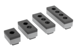 Carcasa para aparatos de mando y notificación Apertura de instalación Ø 22,3 mm Carcasa para aparatos de mando y notificación Apertura de instalación Ø 22,3 mm