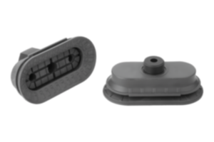 Ventosas de fuelle ovaladas de 1,5 pliegues con fijación integrada Ventosas de fuelle ovaladas de 1,5 pliegues con fijación integrada