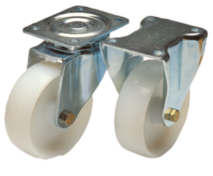 Swivel and fixed casters heavy-duty version