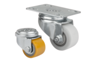 Swivel casters compact version