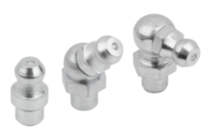 Racores de lubricación con forma cónica según DIN 71412 para montaje a presión Racores de lubricación con forma cónica según DIN 71412 para montaje a presión