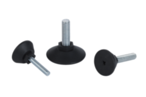 Pies regulables redondos con hexágono Pies regulables redondos con hexágono