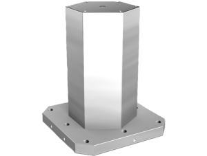 Clamping towers, gray cast iron, 6-sided, with pre-machined clamping faces Clamping towers, gray cast iron, 6-sided, with pre-machined clamping faces