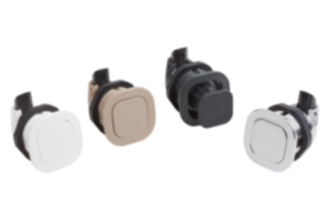 Snap locks, plastic with twist knob Snap locks, plastic with twist knob